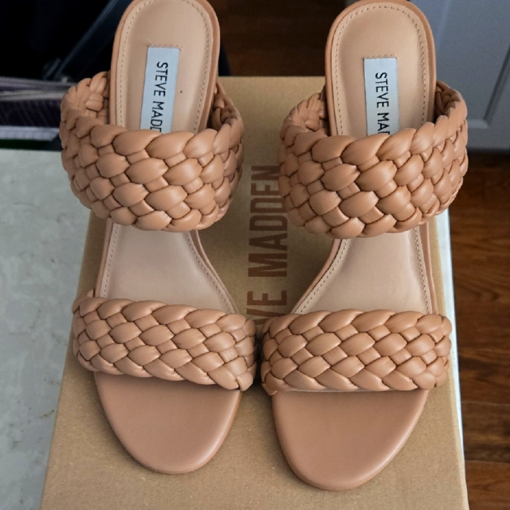 Steve Madden Nude Braided Women's Sandals